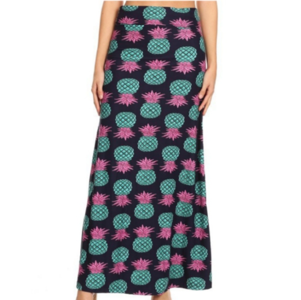 Pineapple Maxi Dress Cool & Different - Picture 2 of 4